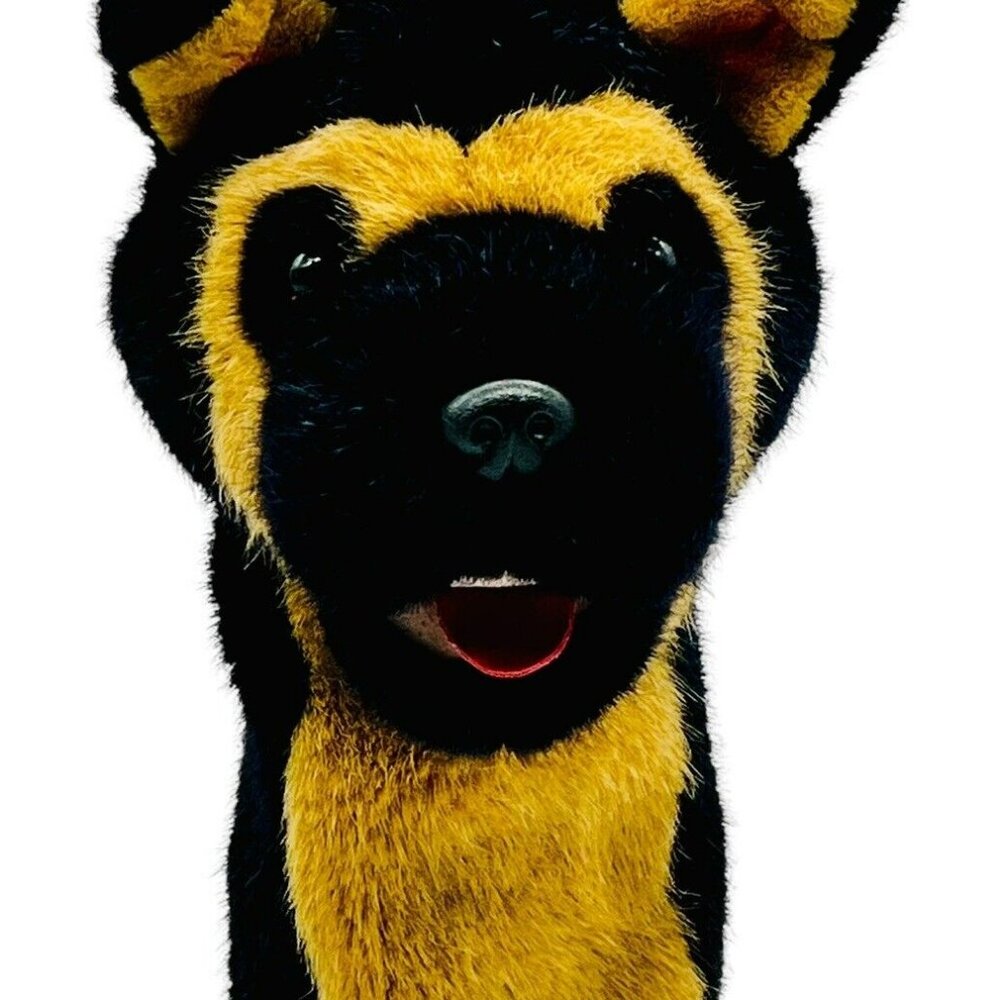 Dakin German Shepherd Puppet Plush Puppy K9 Dog‎ Stuffed Animal 10 inch 1993
